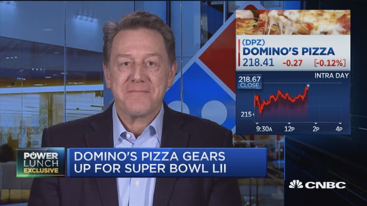 Domino's CEO on Super Bowl: "We're going to be really busy"