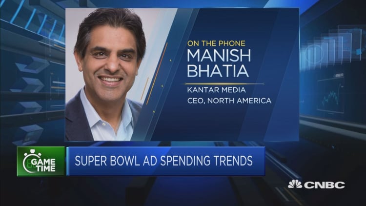 A 30-second ad during the Super Bowl is more than $5 million