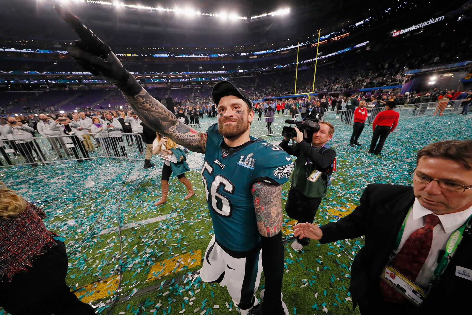 Super Bowl winner Chris Long donated his entire 2017 salary to charity