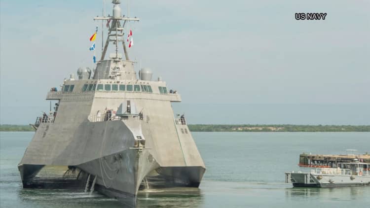 The U.S. Navy’s latest warship is named after Warren Buffett’s hometown