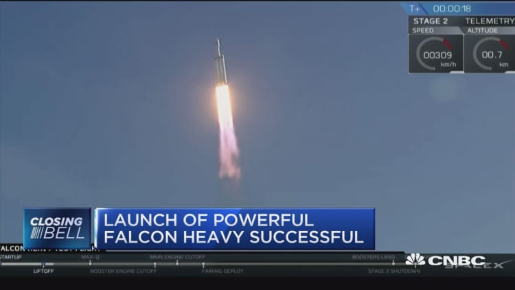 SpaceX's Falcon Heavy becomes world's most powerful rocket