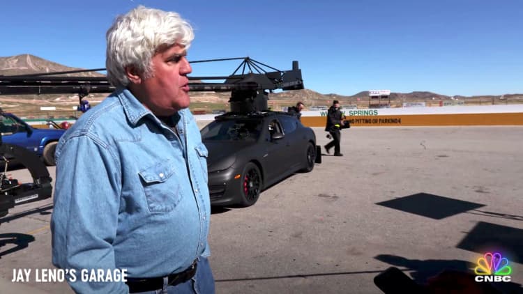Go behind-the-scenes of a car chase with Jay Leno