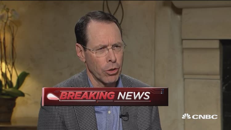 AT&T CEO: Market correction did not have a whole lot of impact on our plans