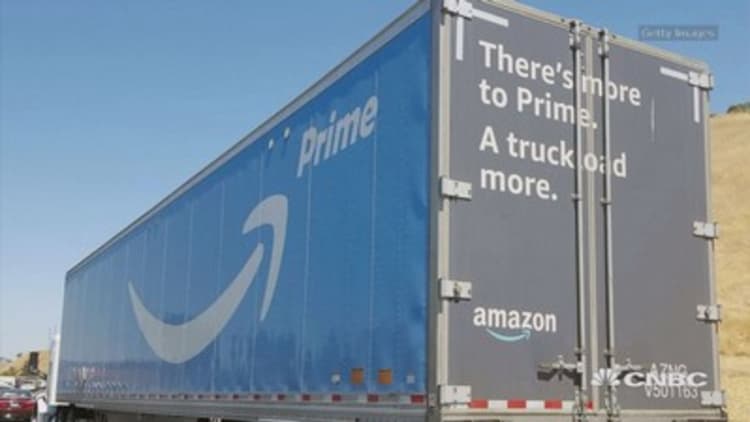 Amazon may be taking an even stronger hold on the delivery business