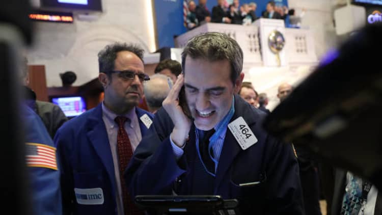 Dow soars more than 300 points before the close