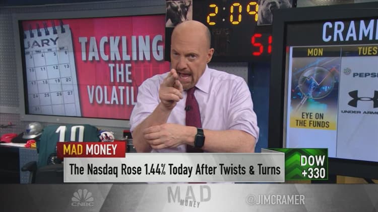 Cramer's game plan: No common stock is safe until the volatility bets unravel