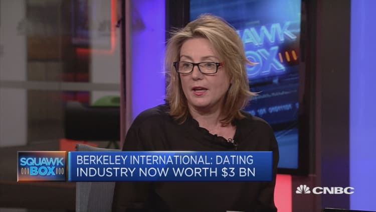 We haven't peaked yet despite competition from apps, dating agency CEO says