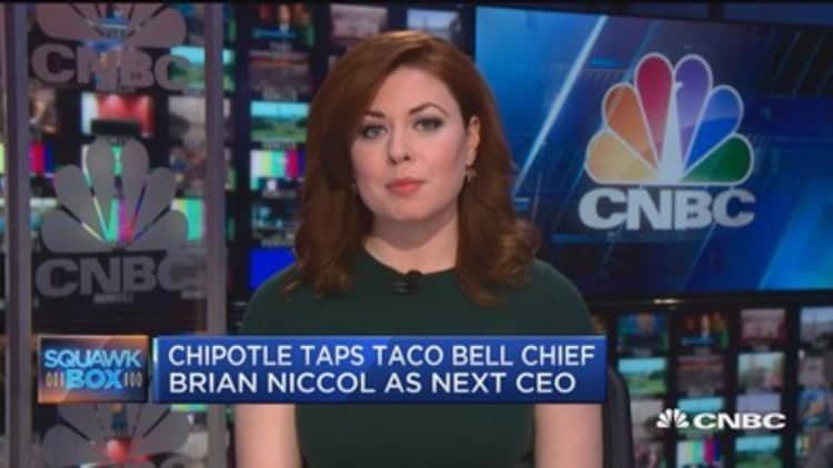 Chipotle taps Taco Bell CEO for chief executive