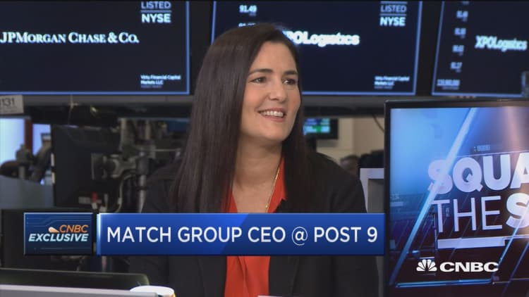 Match Group CEO: Over 30% of relationships start on apps
