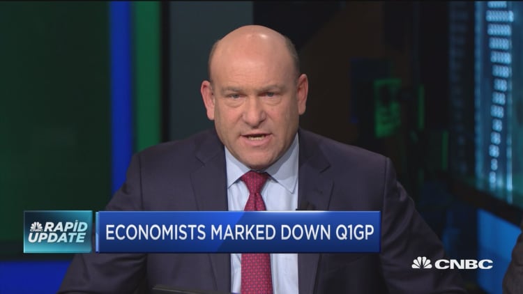 Economists mark down first-quarter GDP