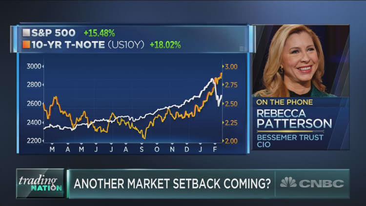 Rising inflation not enough to rattle stocks, says Bessemer’s Rebecca Patterson