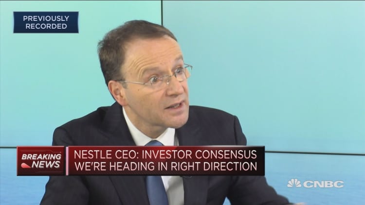Broad consensus among investors that we're going in the right direction: Nestle CEO