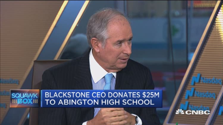 Blackstone CEO: We need to change education paradigm