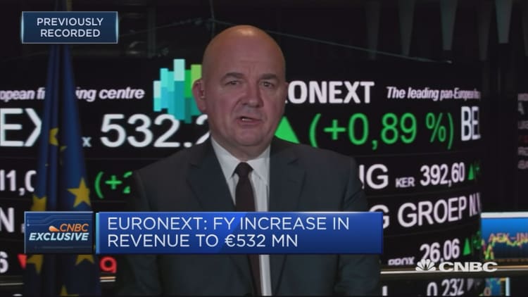 Euronext CEO: Margin remains extremely strong
