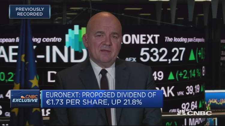 Euronext CEO: Not concerned about stability of capital markets