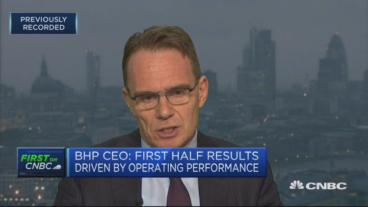 BHP CEO: Working patiently with board on dual listing