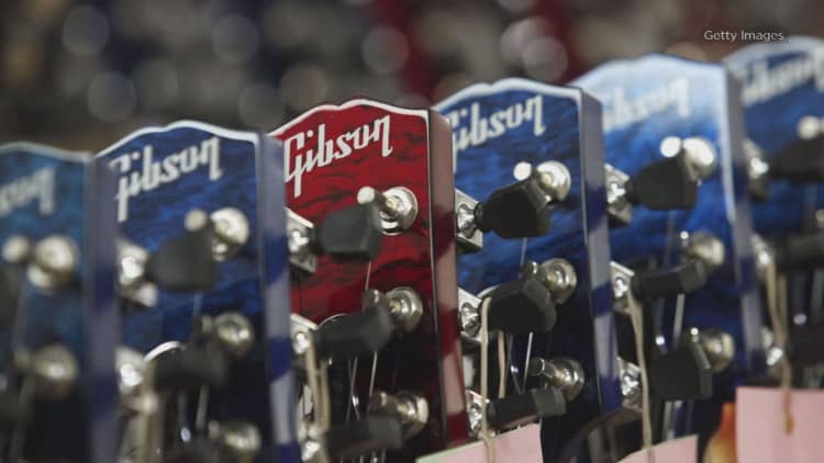 Guitar company Gibson reportedly facing bankruptcy