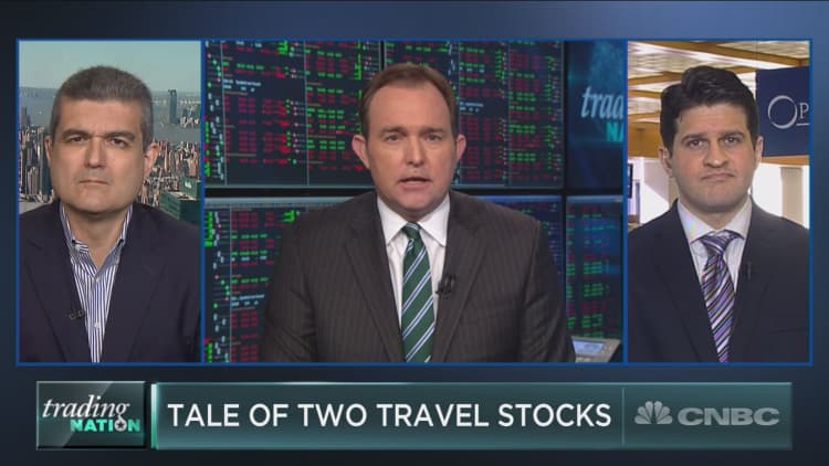 A tale of two travel stocks