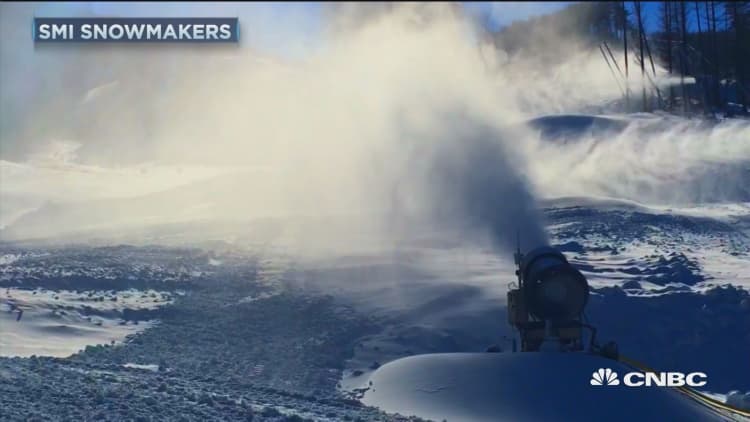 Winter Olympics turns into big business for snowmakers