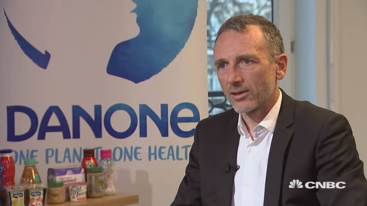 Danone CEO on takeover target rumors: 'It's a free market'