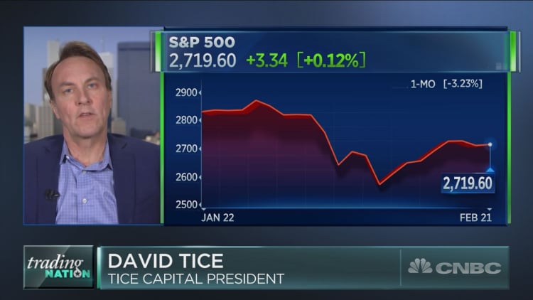 Historic stock market rally is in trouble, famed bear David Tice warns