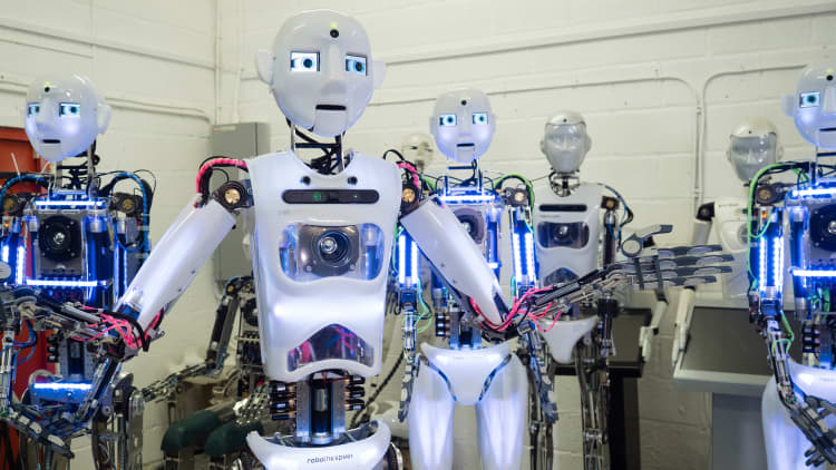 Take a look inside this humanoid robot factory
