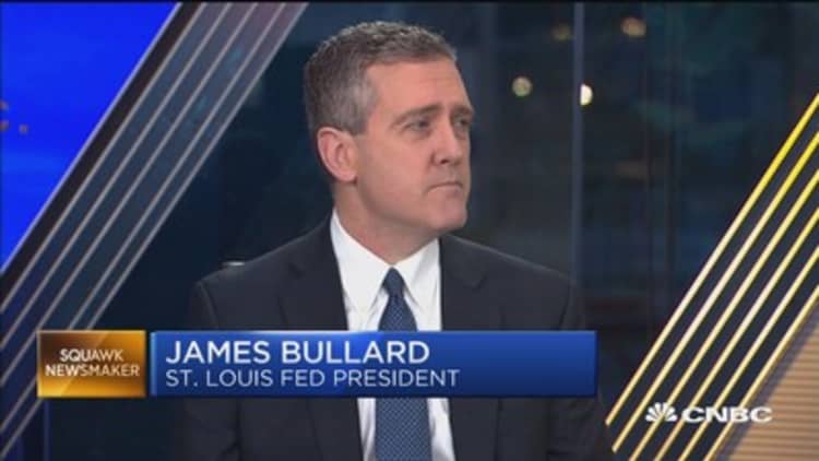 Fed's James Bullard discusses his economic growth forecasts
