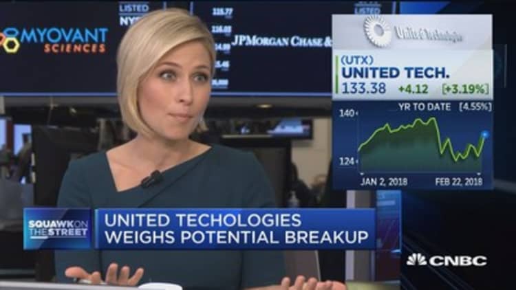 United Technologies weighs potential breakup