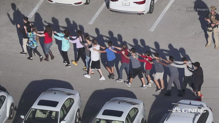 Armed officer on the Florida high school campus did nothing to stop the shooter