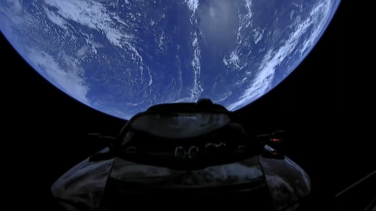 Astronomers spotted Elon Musk’s Tesla in orbit