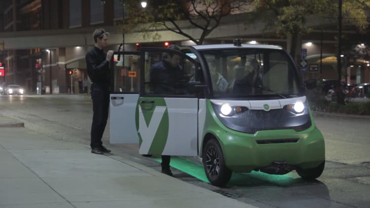 Driverless microbuses are hitting the road
