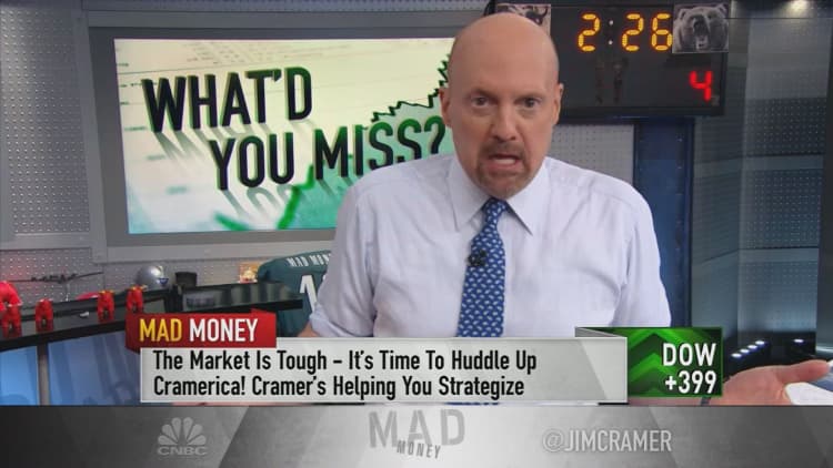 Cramer's favorite market indicator is signaling a potential dip