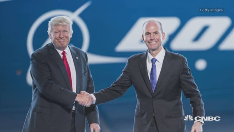 The White House has cut a deal with Boeing