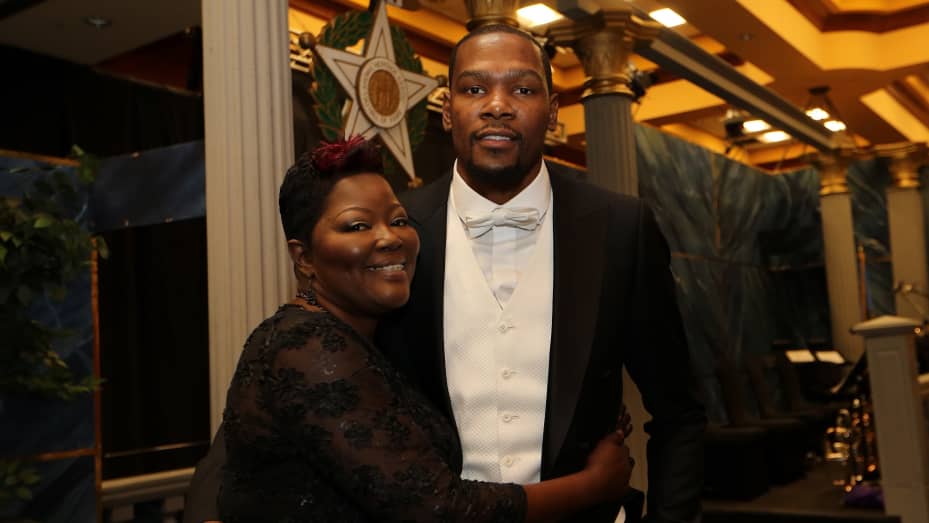 Kevin Durant's mom reveals the financial advice she gave her son