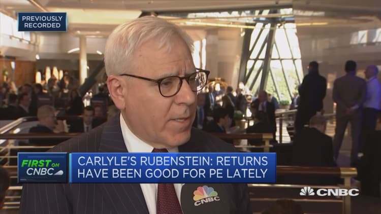 Don't see a slowdown in the US or Europe economy this year or next: David Rubenstein