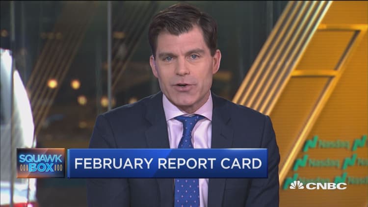 February's market report card