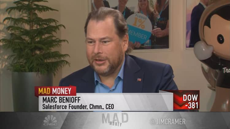 CRM's Benioff: $20 billion revenue target just became that much more attainable