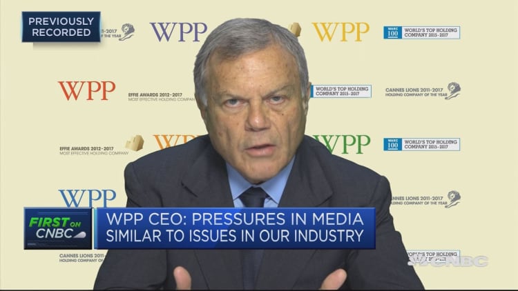 WPP's Martin Sorrell: Consolidation is 'inevitable' amid pressure from Amazon, Netflix