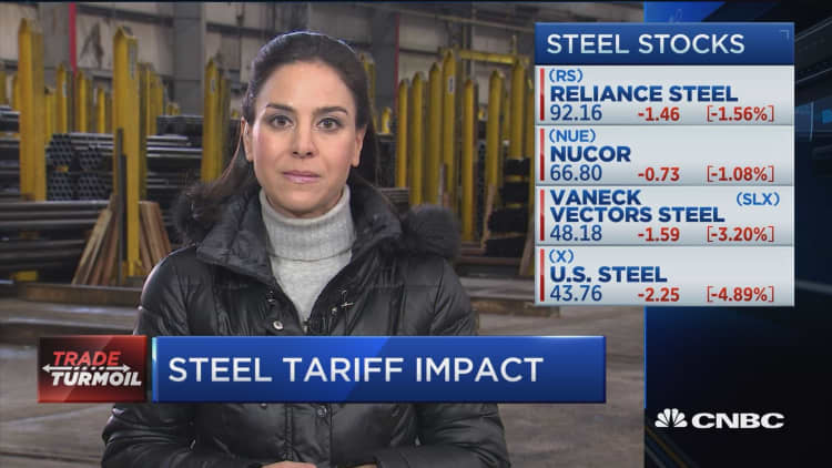 US steel manufacturers praise tariff announcement