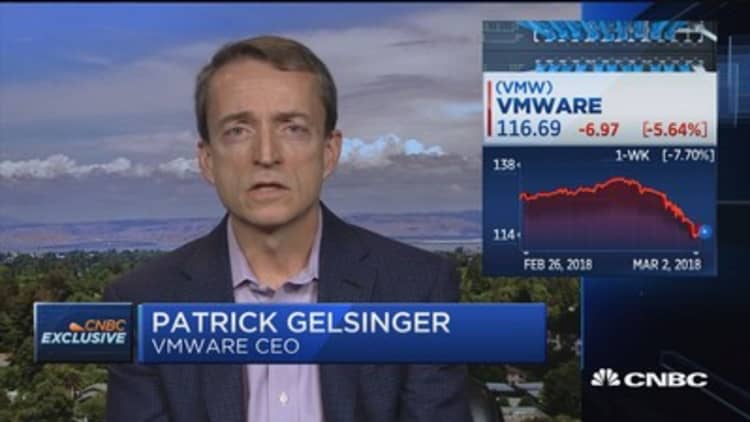 VMware CEO: Good strength across our businesses