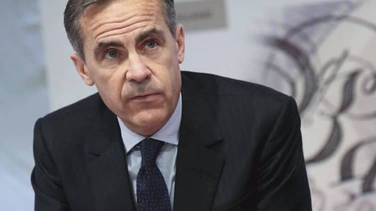 Bank of England's governor calls for more cryptocurrency regulation