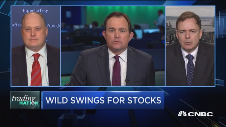 Trading Nation: Wild swings for stocks