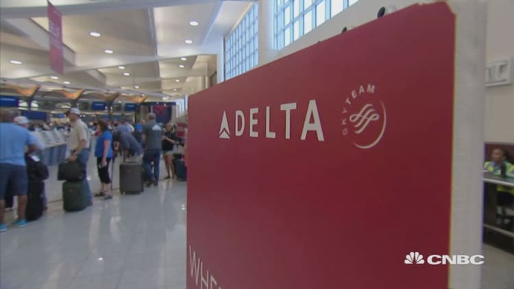 Delta CEO says, "Our values are not for sale, "after Georgia lawmakers drop tax break