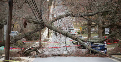 Crews work to restore power as the US Northeast braces for more bad weather following a deadly nor'easter