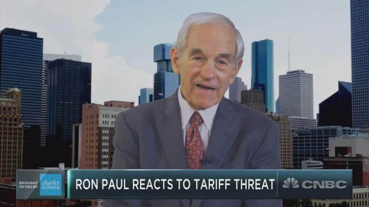 Trump tariff or no tariff, Ron Paul warns a ‘calamity’ will hit stocks