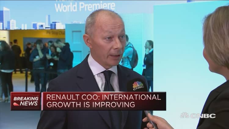 Renault COO: International growth beyond Europe is increasing