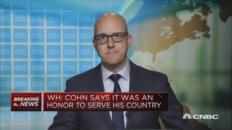 Gary Cohn's departure 'not a surprise'