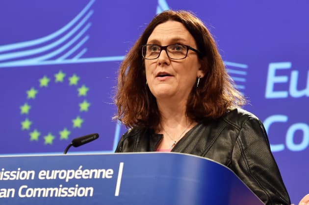 RT: Cecilia Malmstrom, Comisionada Europea 180307