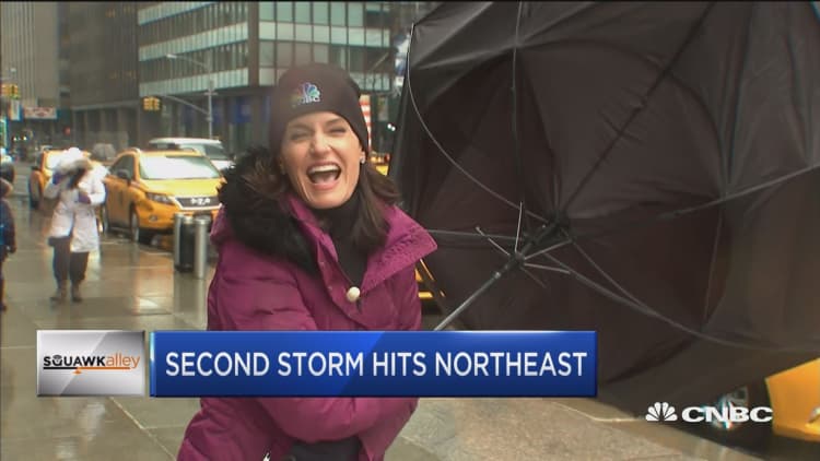 Second nor'easter in a week takes aim at northeast