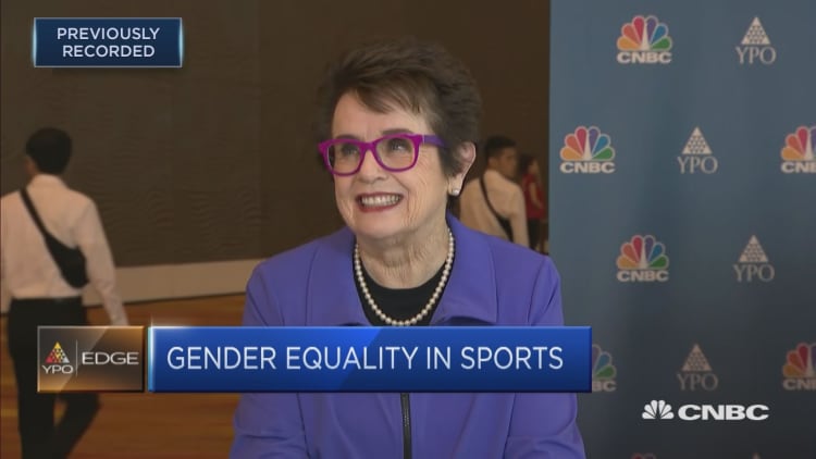 Billie Jean King talks about the market for women's sports